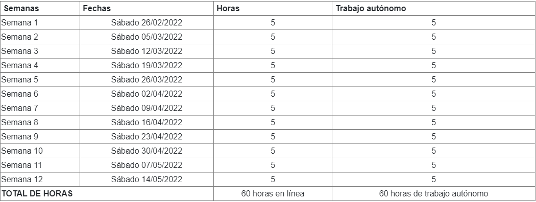 CRONOGRAMA DE CLASES Image